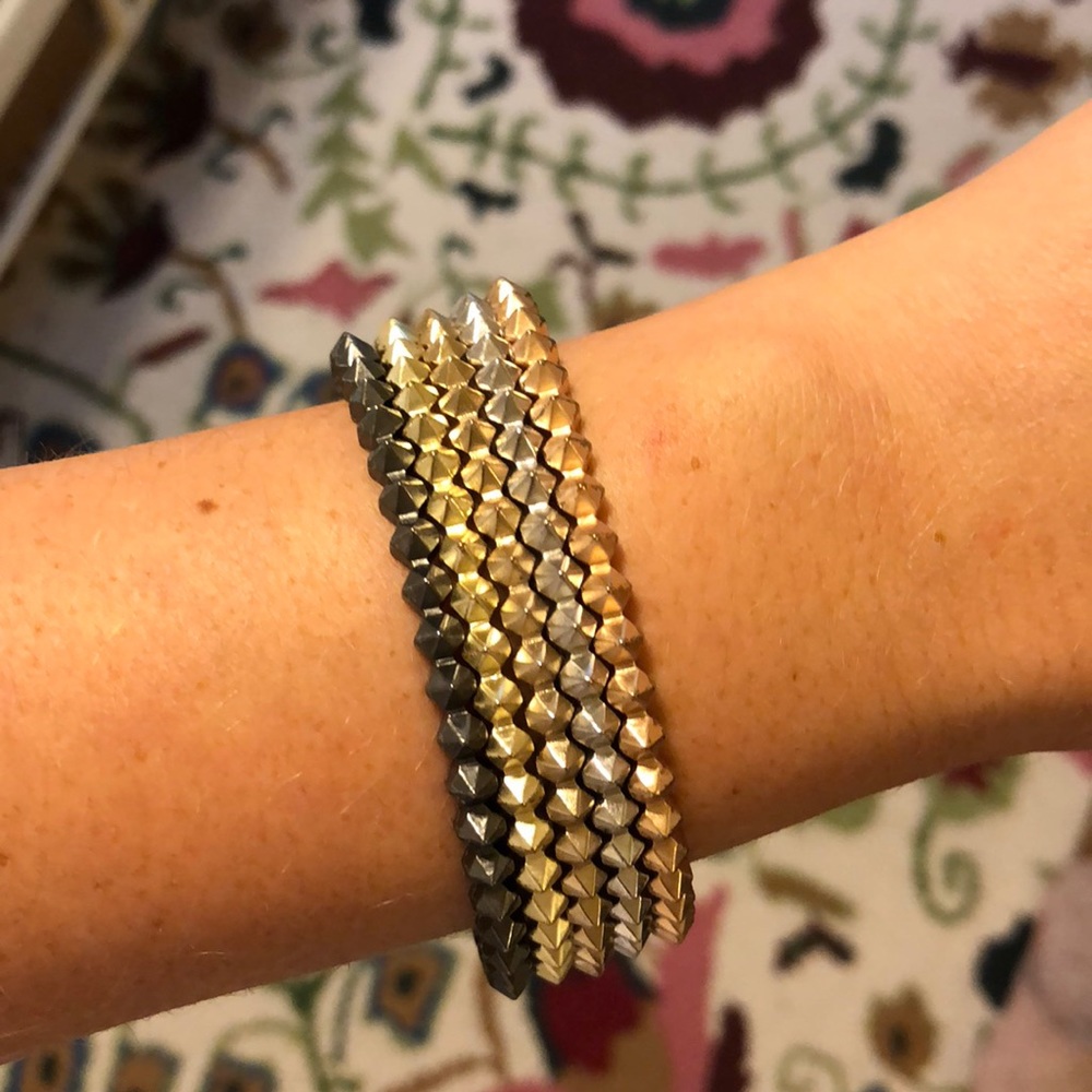 Kendra Scott studded bracelets